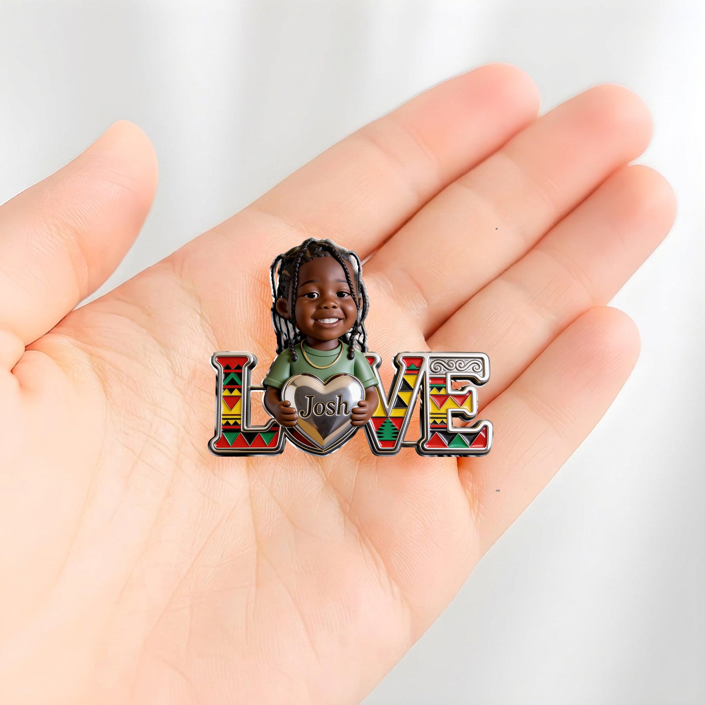 Fier Juneteenth - Épinglette En Émail Personnalisée 3D