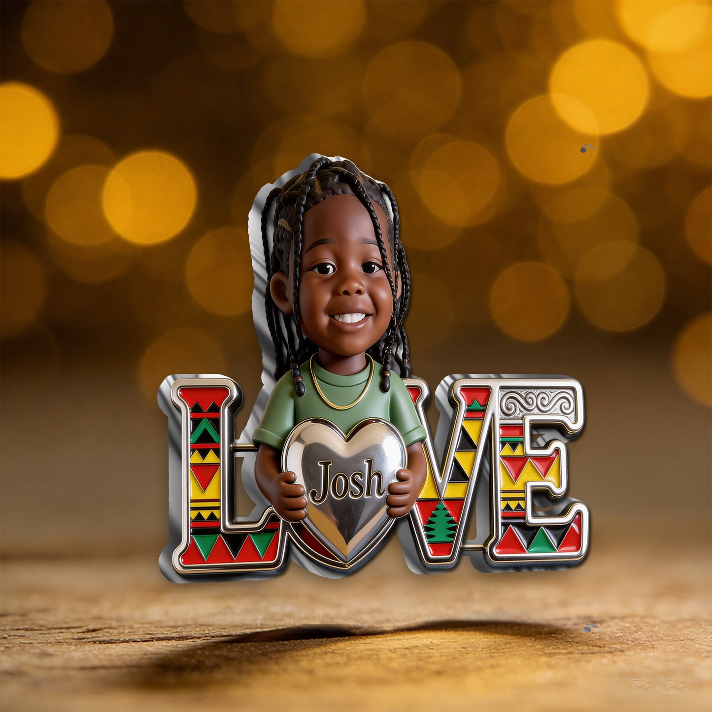 Fier Juneteenth - Épinglette En Émail Personnalisée 3D