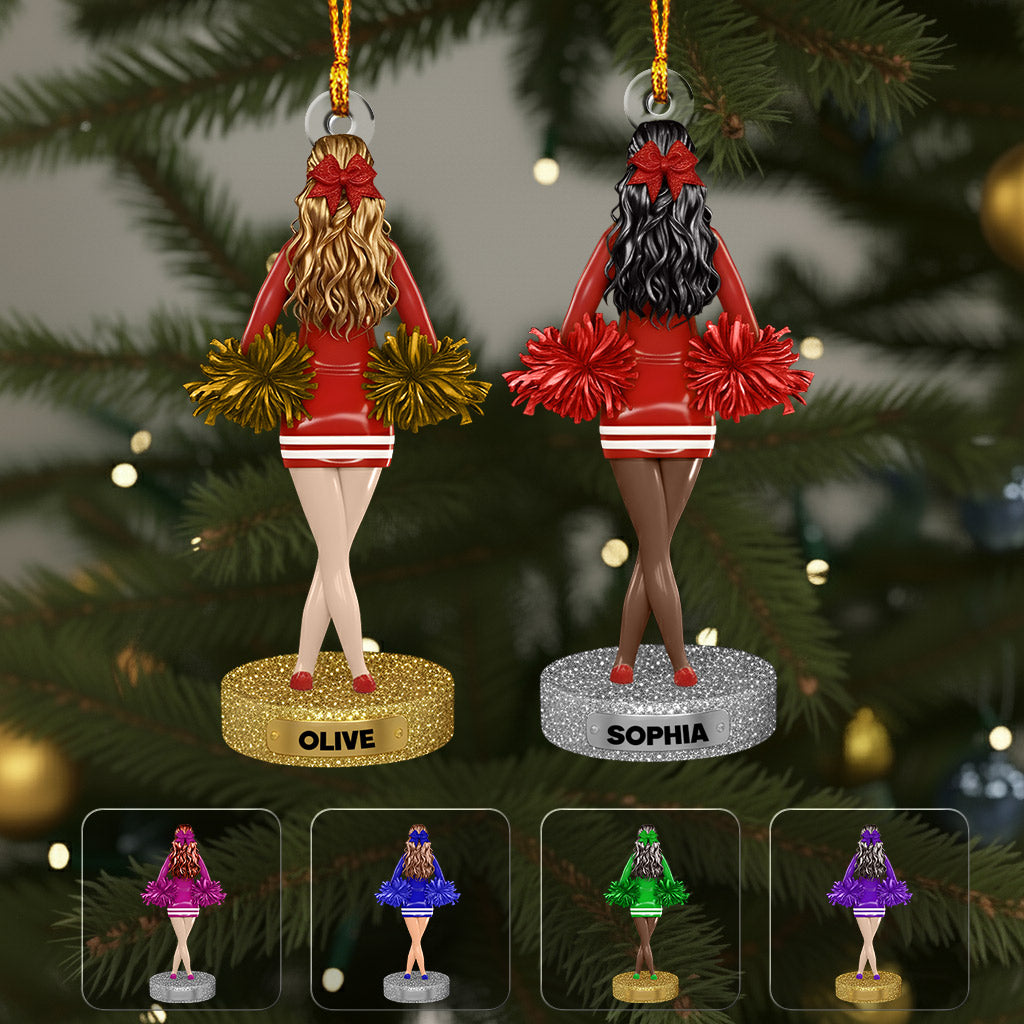 Best Cheerleader Of The Year - Personalized Cheerleading Ornament