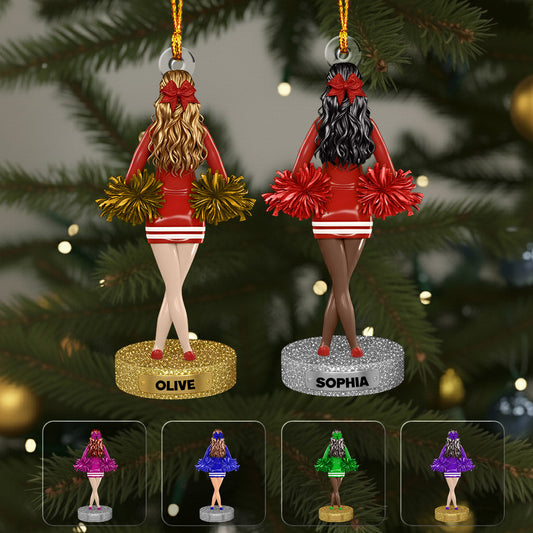 Meilleure pom-pom girl de l'année - Ornement de pom-pom girl personnalisé