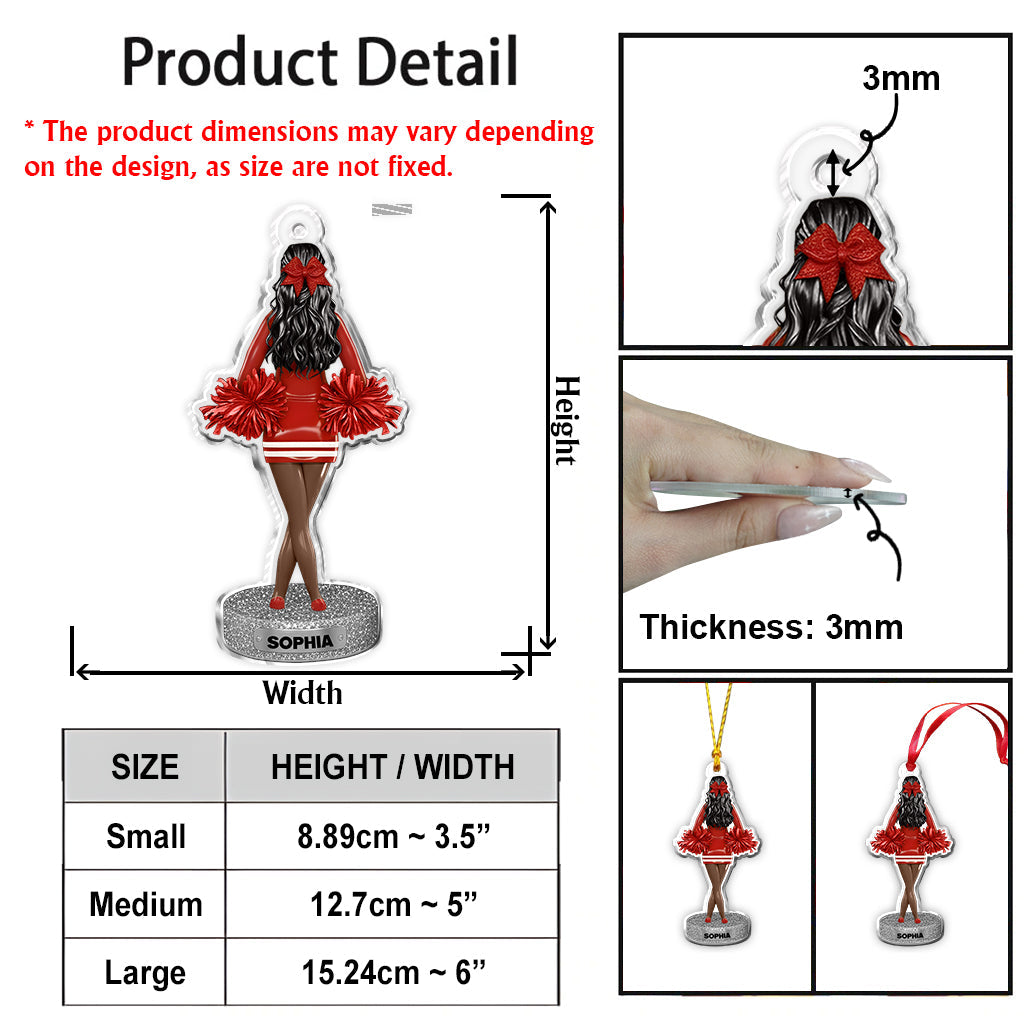 Best Cheerleader Of The Year - Personalized Cheerleading Ornament