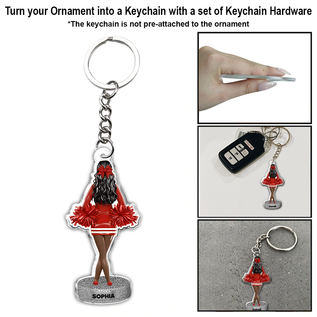 Best Cheerleader Of The Year - Personalized Cheerleading Ornament