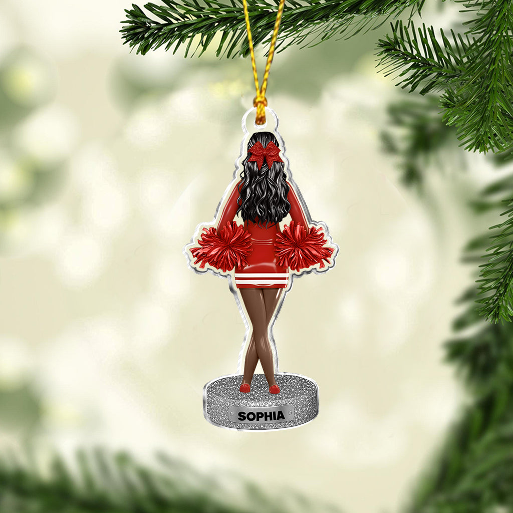 Best Cheerleader Of The Year - Personalized Cheerleading Ornament