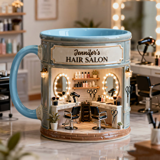 Fière coiffeuse - Mug personnalisé pour coiffeuse