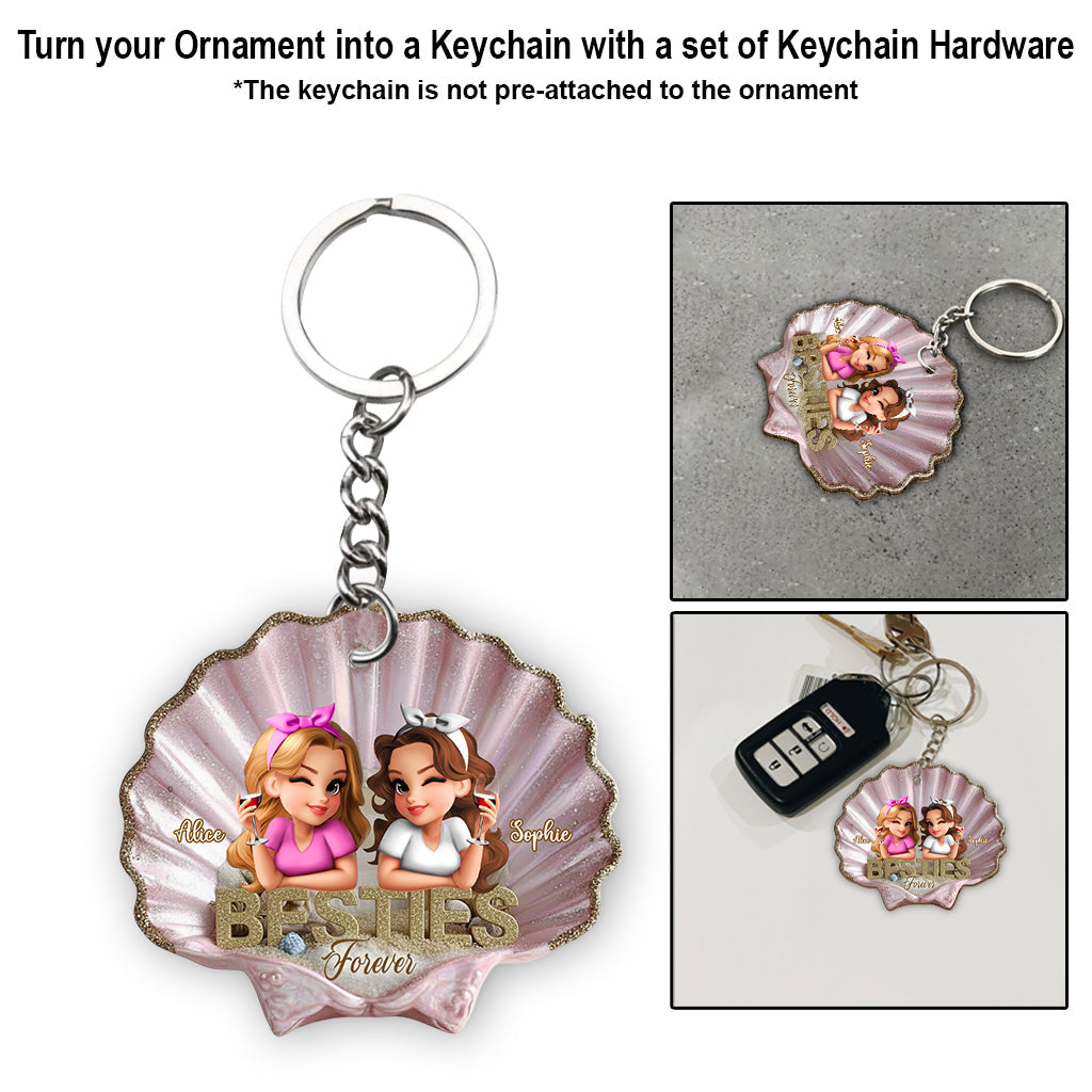 Meilleures amies pour toujours - Ornement personnalisé pour meilleures amies