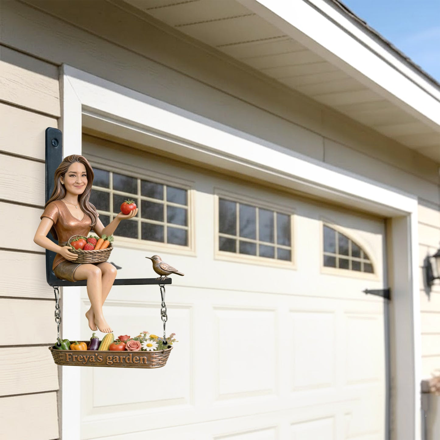 My Beautiful Garden - Personalized Gardening Wooden Wall Mount Sign