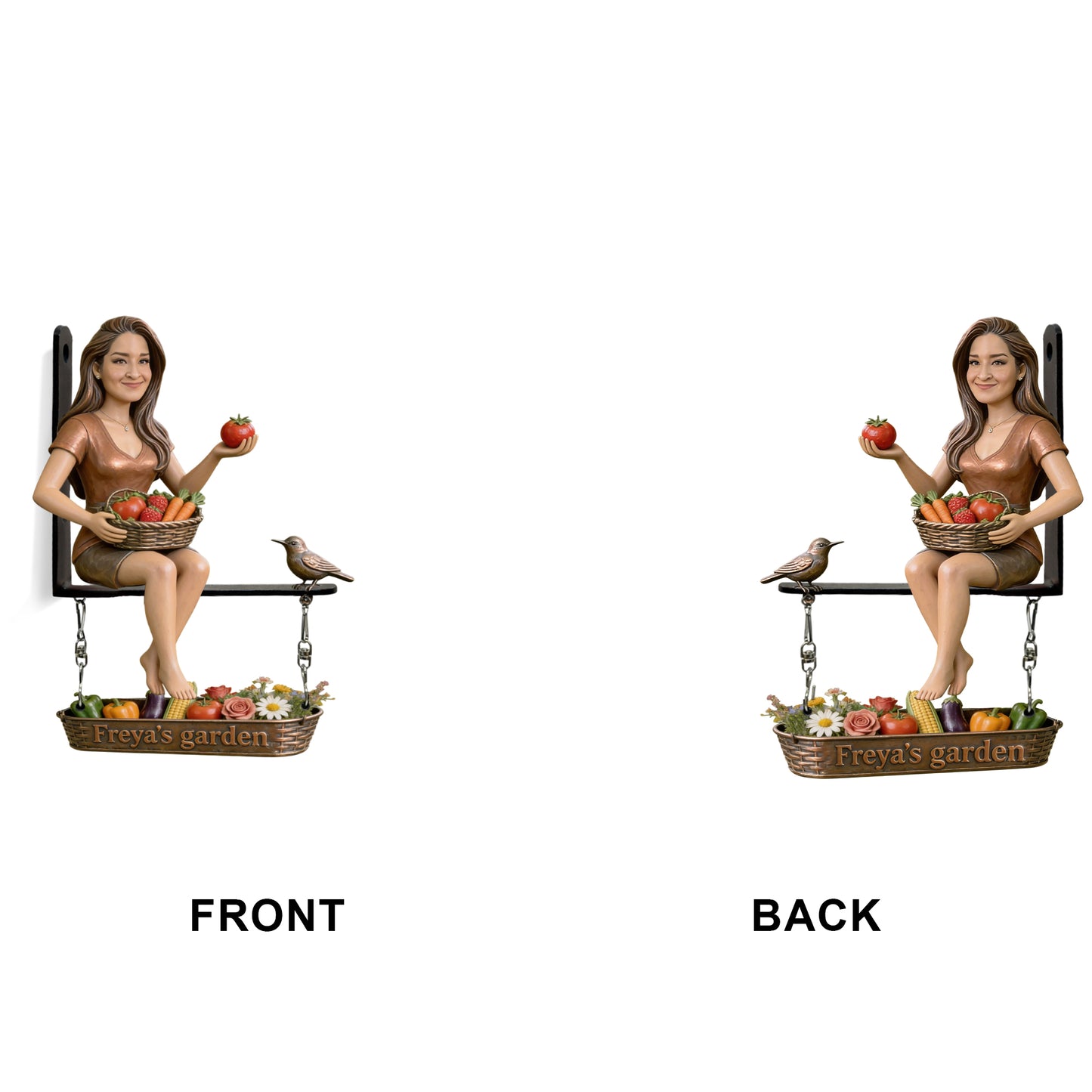 My Beautiful Garden - Personalized Gardening Wooden Wall Mount Sign