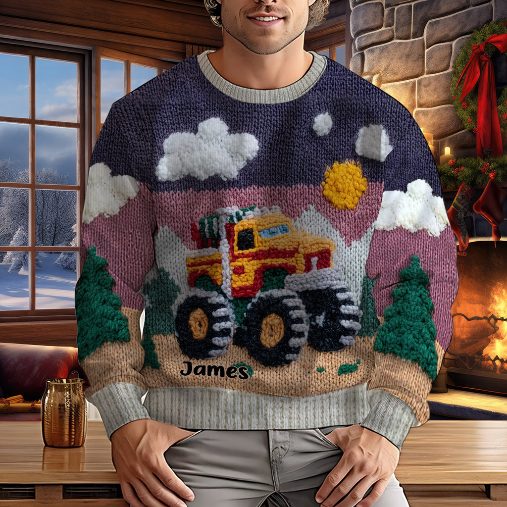 Love Truck - Pull moche personnalisé pour enfant