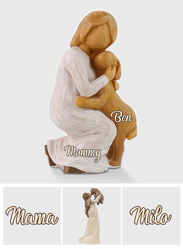 Dog Mom - Personalized Dog Custom Shaped Acrylic Plaque