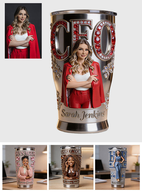 Office Decoration Custom Any Photo - Personalized Colleague Tumbler