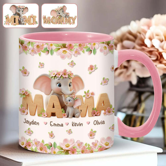 Je t'aime maman - Mug personnalisé pour maman