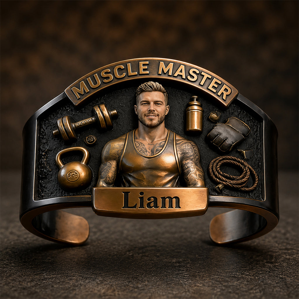 Gym King - Bracelet de poignet personnalisé en forme de fitness