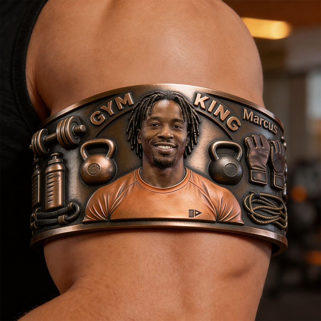 Gym King - Bracelet de poignet personnalisé en forme de fitness