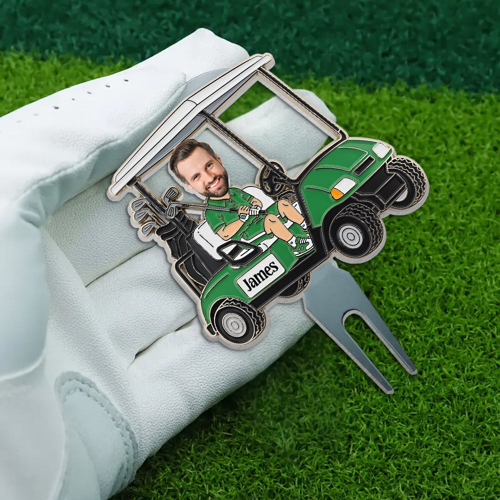 Marqueur de balle de golf personnalisé : cadeau humoristique et caricatural pour les amateurs de golf 