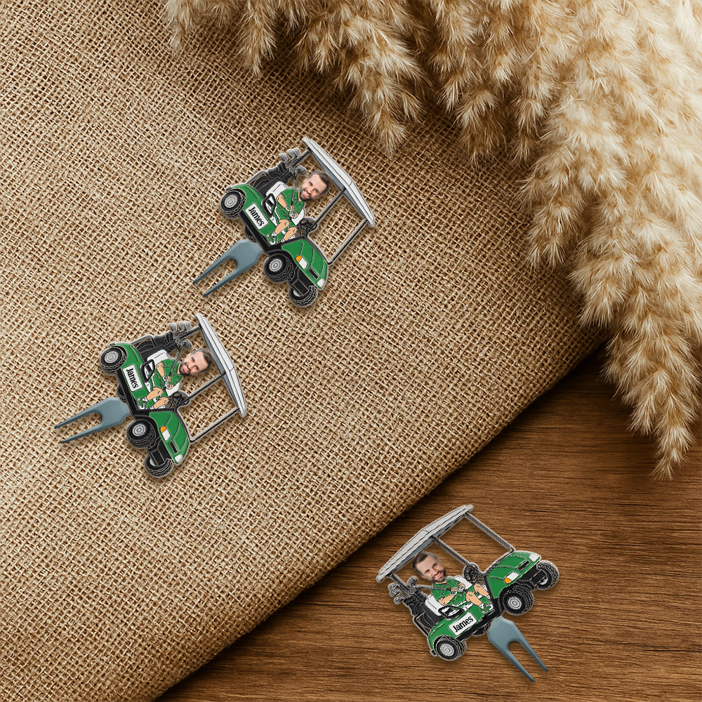 Marqueur de balle de golf personnalisé : cadeau humoristique et caricatural pour les amateurs de golf 