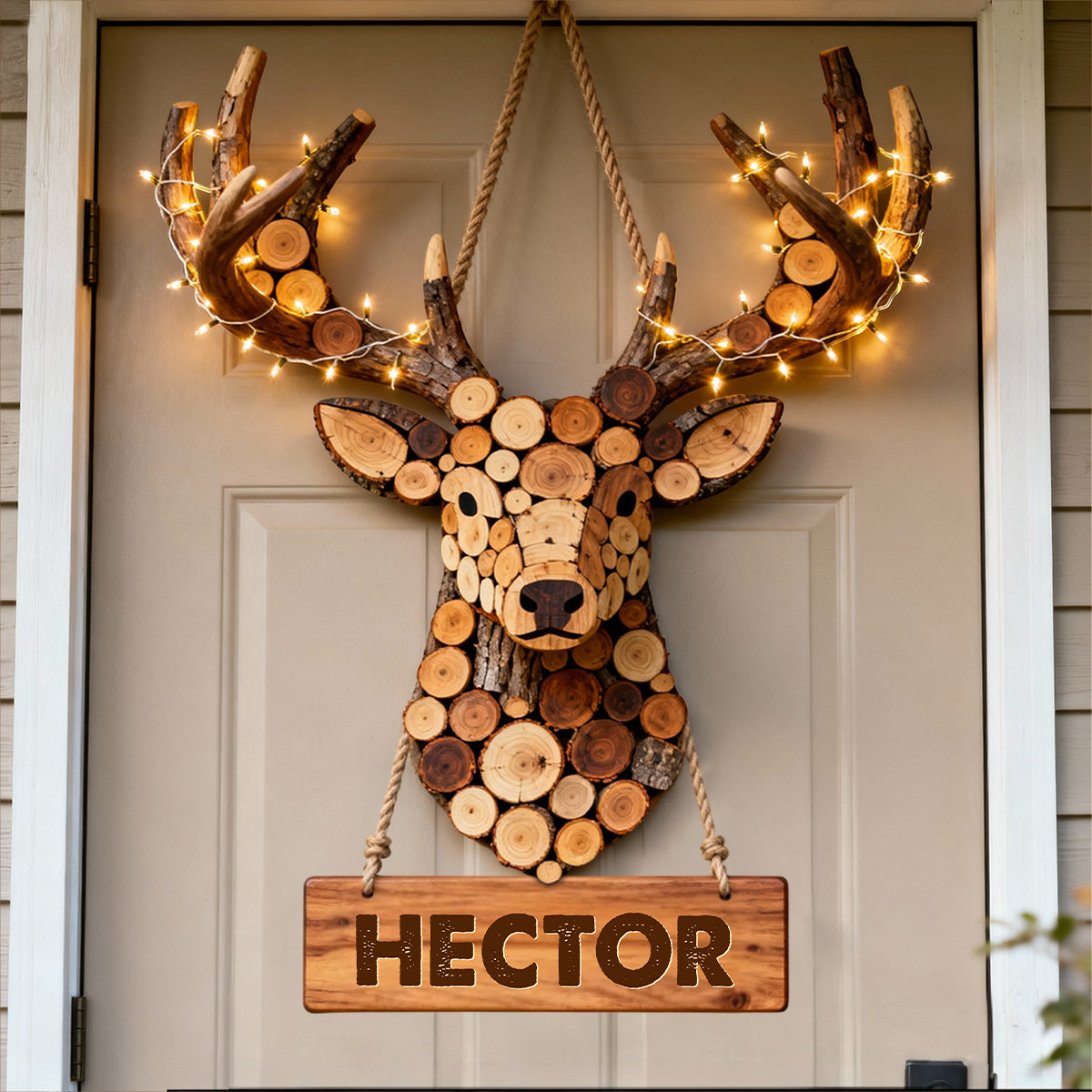 Cadeau idéal pour les passionnés de chasse - Panneau lumineux LED personnalisé sur le thème de la chasse