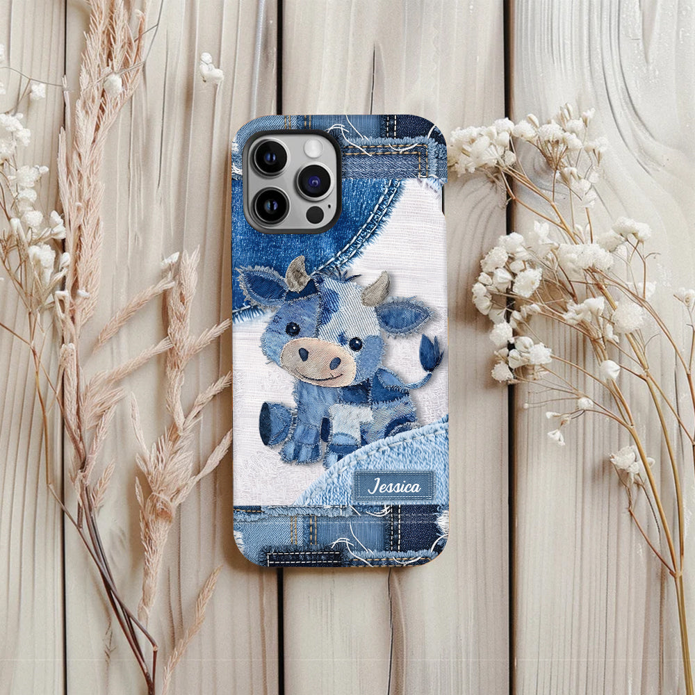 Coque de téléphone personnalisée avec imprimé vache des Highlands - Mignonne vache des Highlands