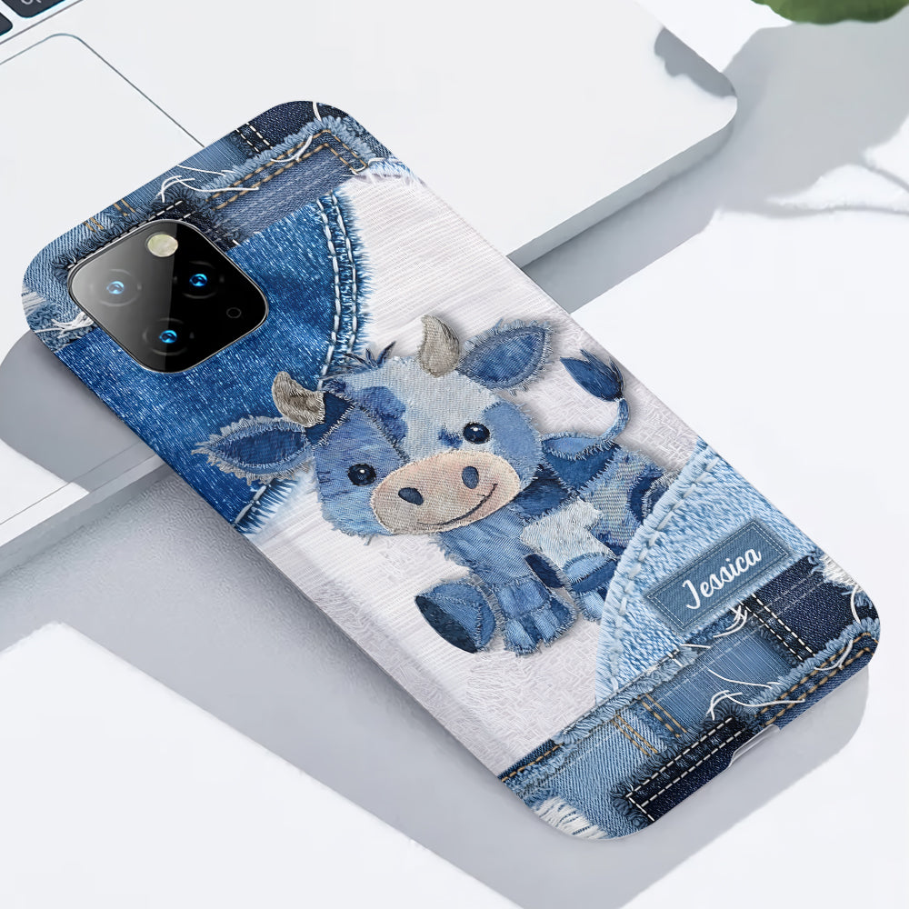 Coque de téléphone personnalisée avec imprimé vache des Highlands - Mignonne vache des Highlands