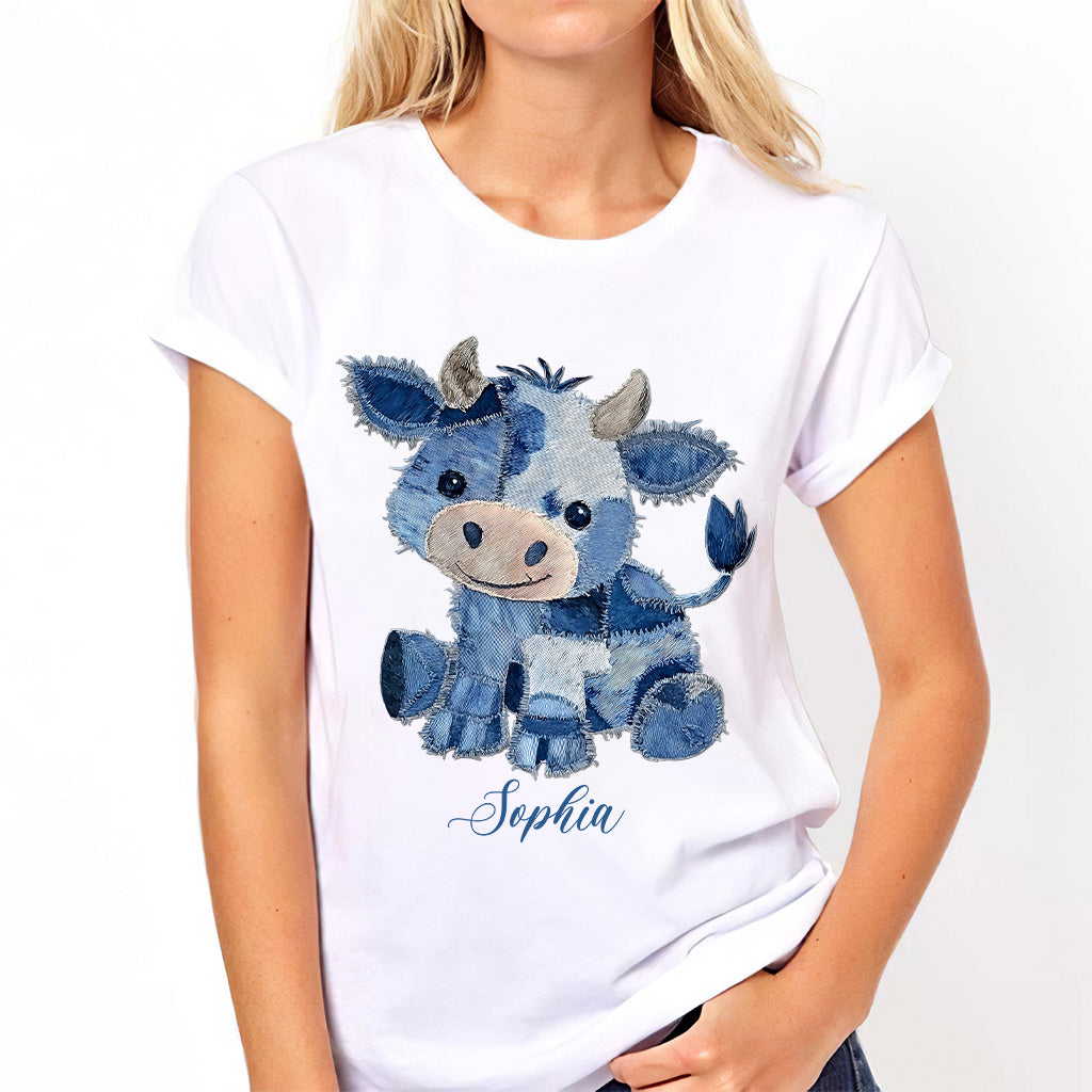 Mignonne vache des Highlands - T-shirt et sweat à capuche personnalisés avec une vache des Highlands