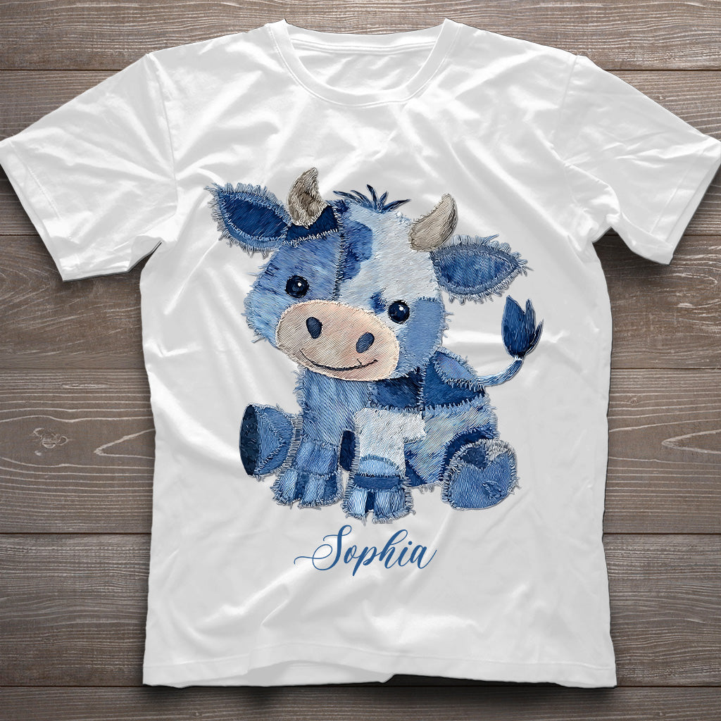 Mignonne vache des Highlands - T-shirt et sweat à capuche personnalisés avec une vache des Highlands