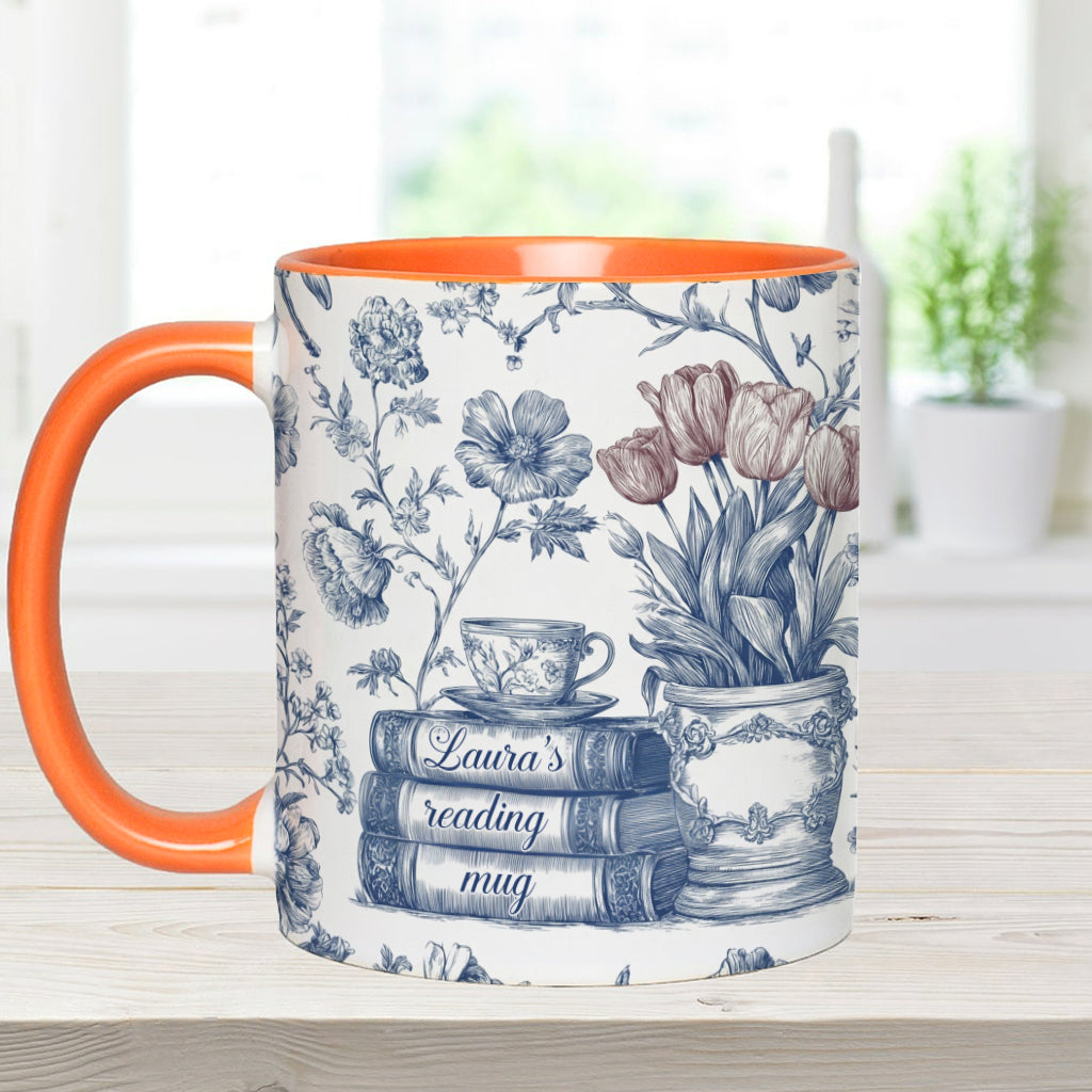 Mug de lecture - Mug personnalisé avec motif livre