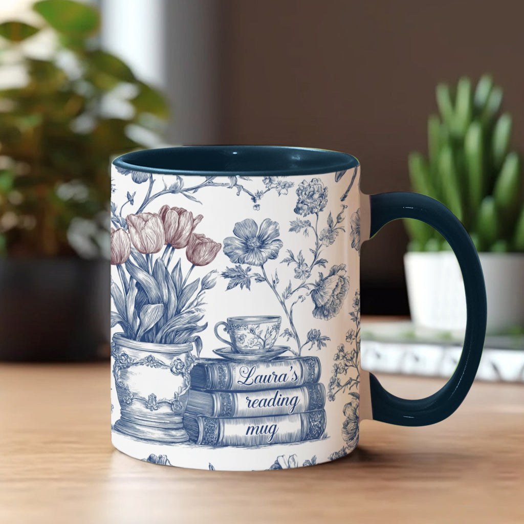 Mug de lecture - Mug personnalisé avec motif livre