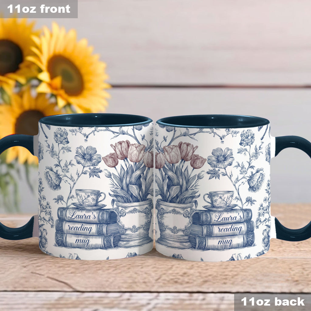 Mug de lecture - Mug personnalisé avec motif livre