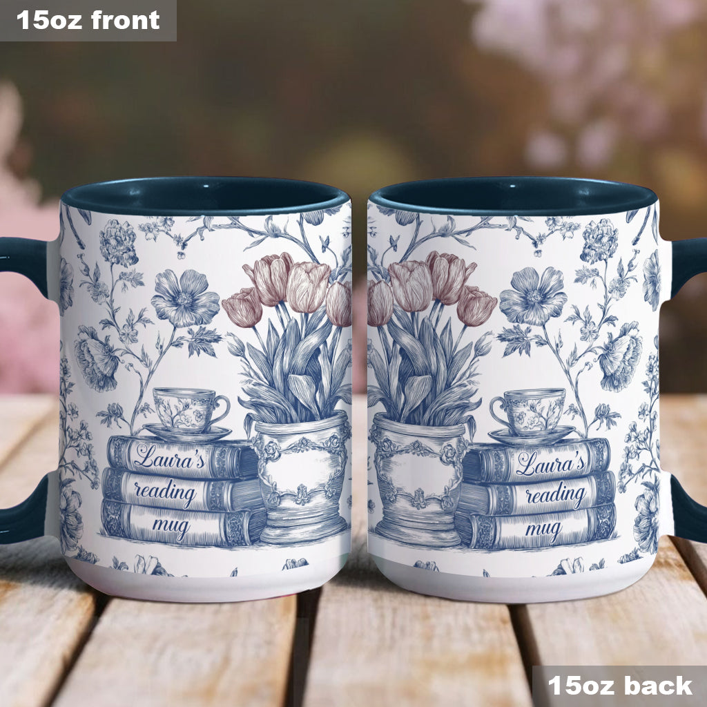 Mug de lecture - Mug personnalisé avec motif livre