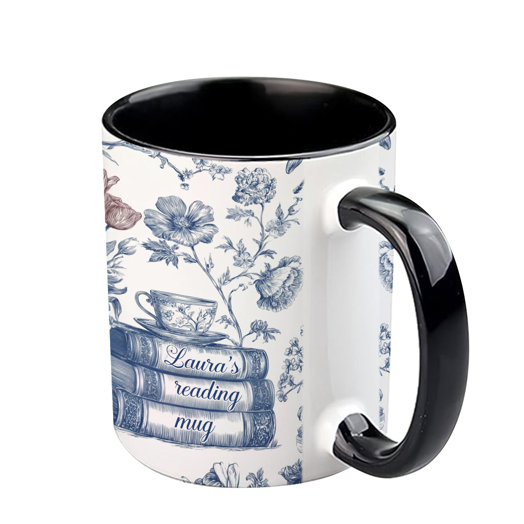 Mug de lecture - Mug personnalisé avec motif livre