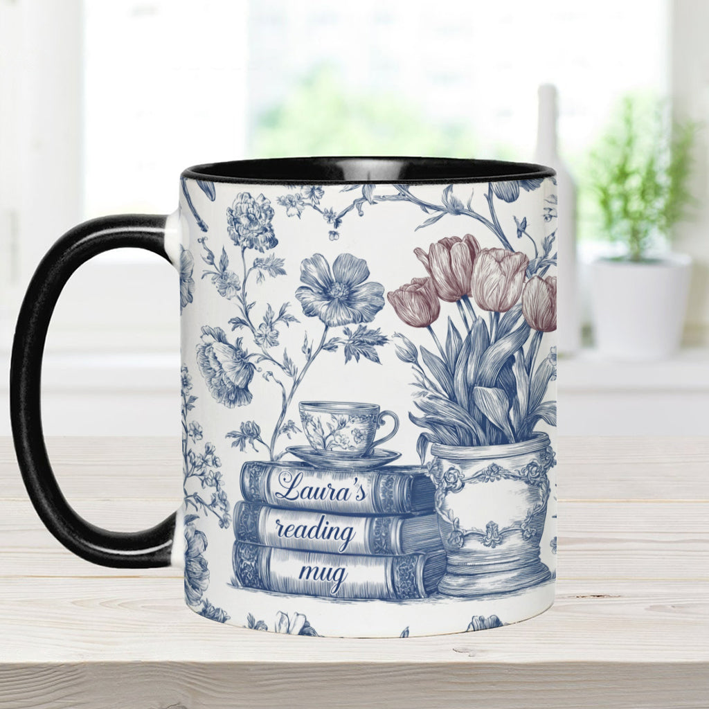 Mug de lecture - Mug personnalisé avec motif livre