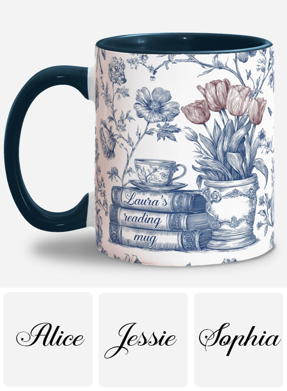 Mug de lecture - Mug personnalisé avec motif livre