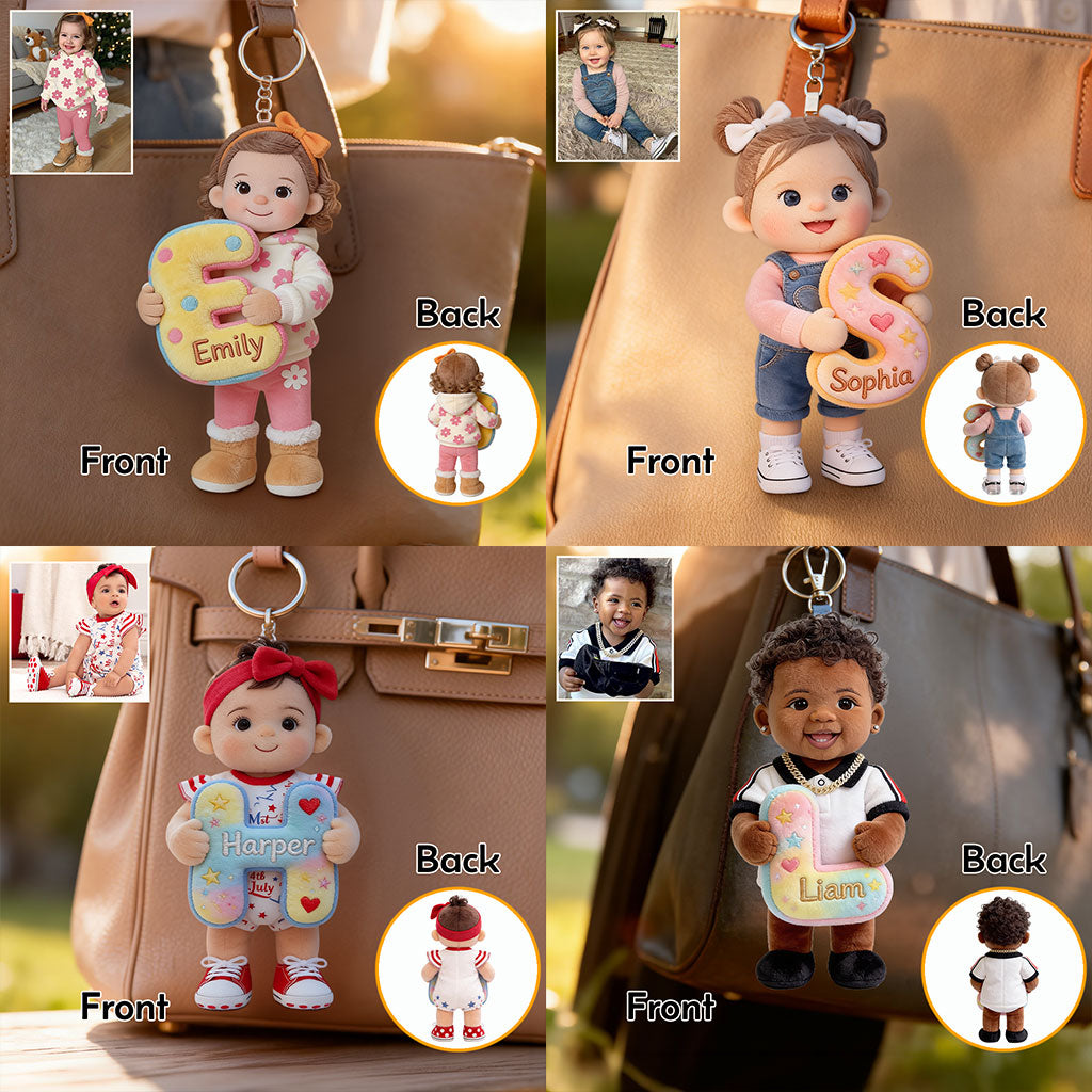 Photo Personnalisée - Porte-Clés En Peluche Enfant
