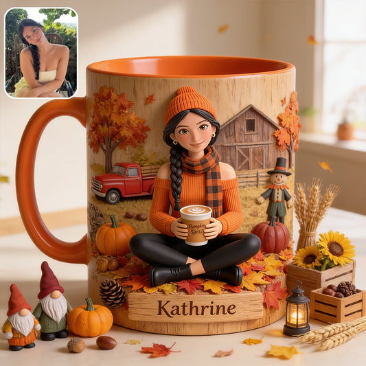 Tis The Season - Personalized Autumn Accent Mug & Coaster