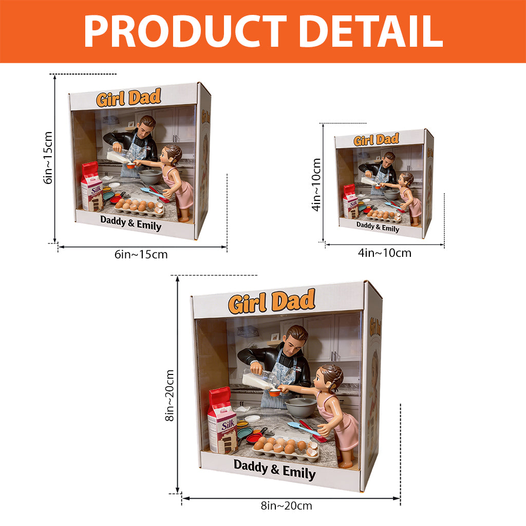 Cadeau unique pour la fête des pères, personnalisé à partir de n'importe quelle photo - Plaque acrylique personnalisée en forme de père
