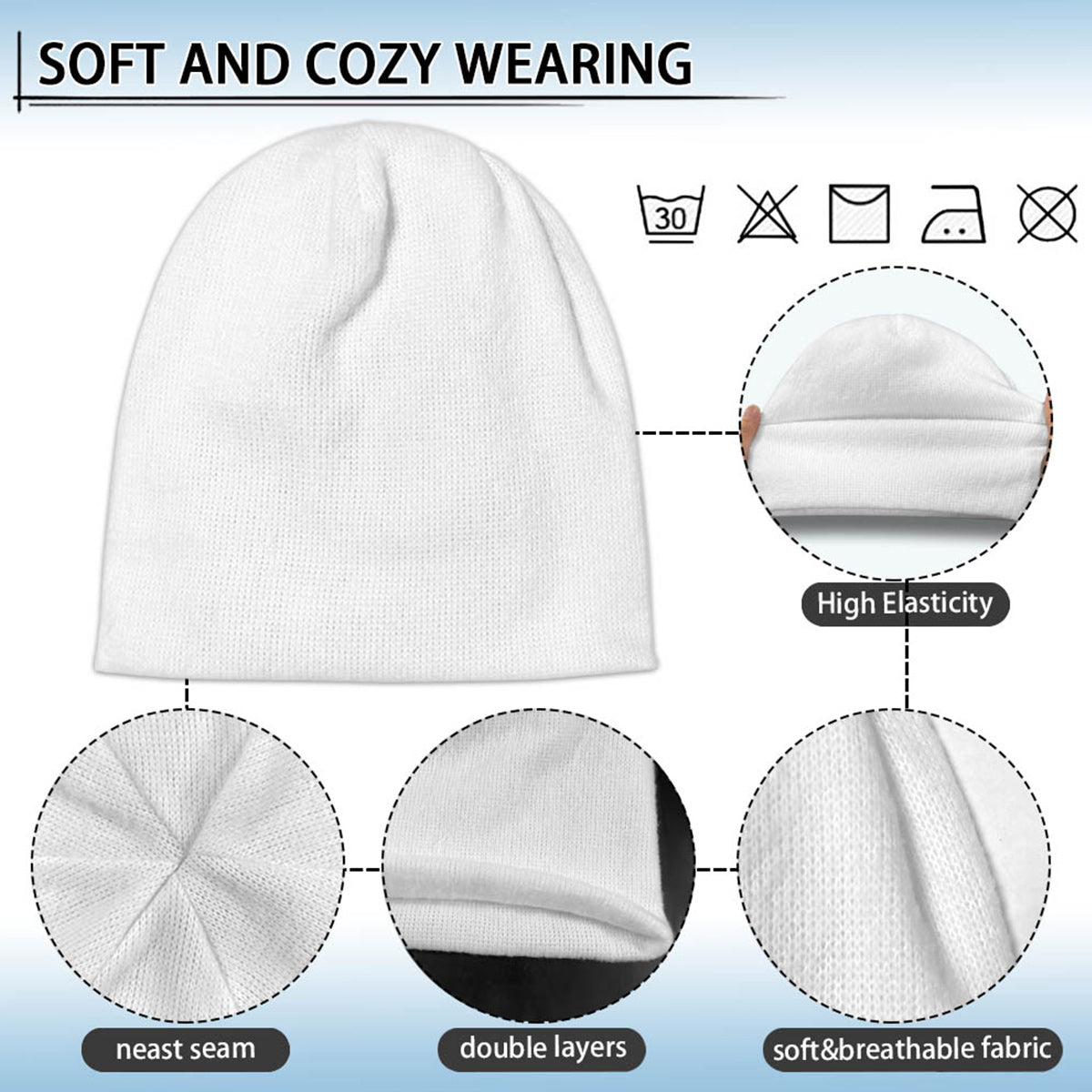 Bonnet d'hiver personnalisé pour enfants - Idéal pour les jours de neige et les voyages