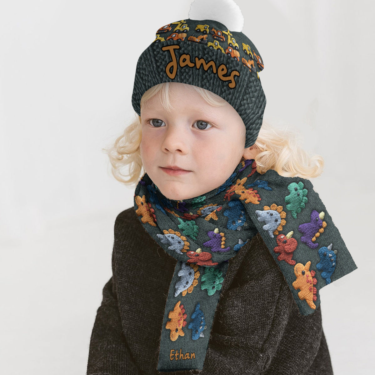 Bonnet d'hiver personnalisé pour enfants - Idéal pour les jours de neige et les voyages