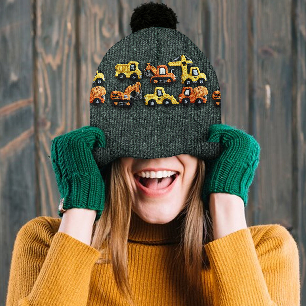 Bonnet d'hiver personnalisé pour enfants - Idéal pour les jours de neige et les voyages