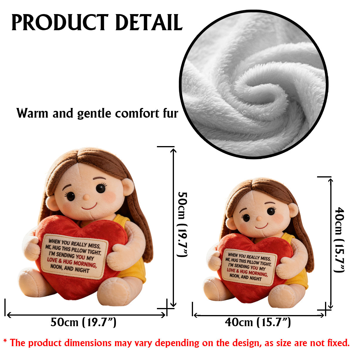 Cadeau commémoratif pour les êtres chers disparus - Coussin commémoratif personnalisé en fausse fourrure