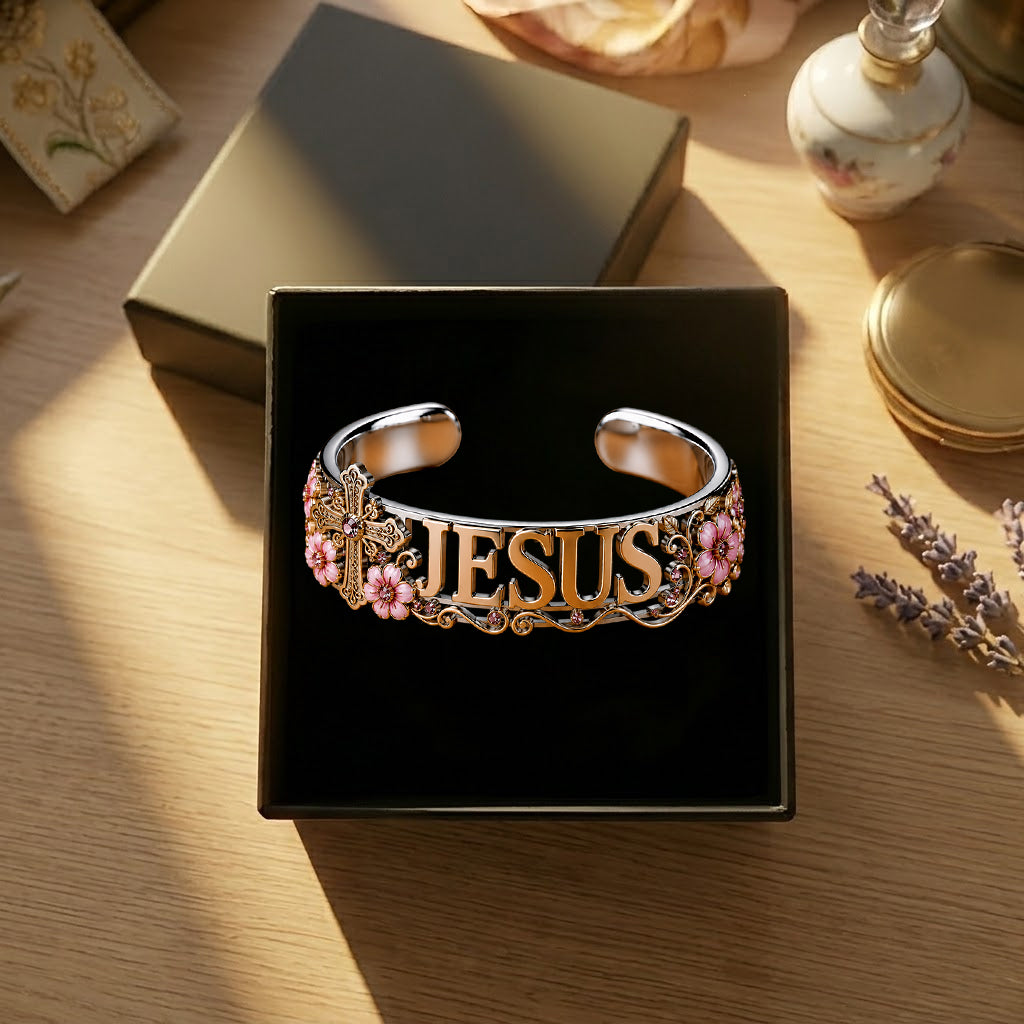Faith - Christian Shaped Cuff Bracelet