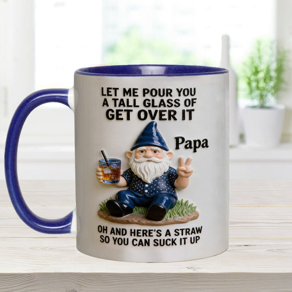 Laissez-moi vous servir un grand verre de sarcasme - Mug personnalisé