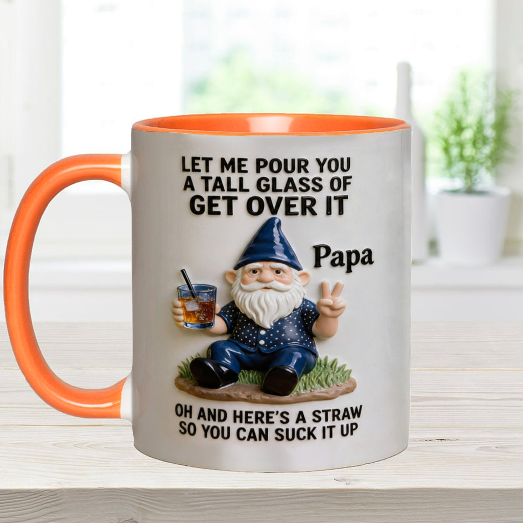 Laissez-moi vous servir un grand verre de sarcasme - Mug personnalisé