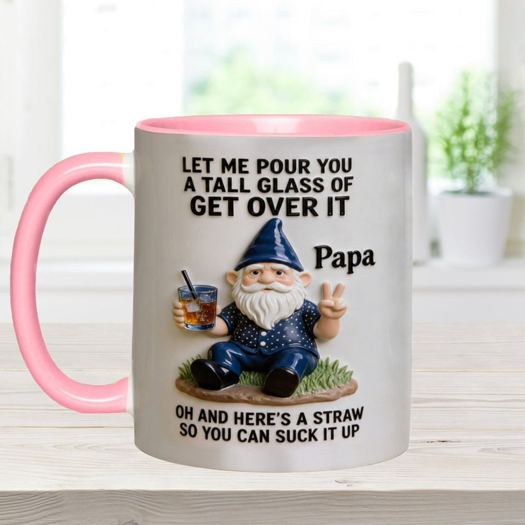 Laissez-moi vous servir un grand verre de sarcasme - Mug personnalisé