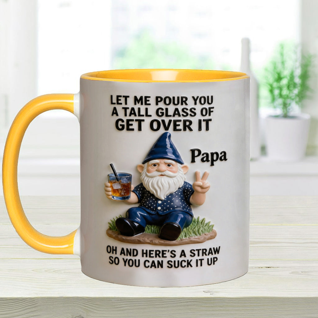 Laissez-moi vous servir un grand verre de sarcasme - Mug personnalisé