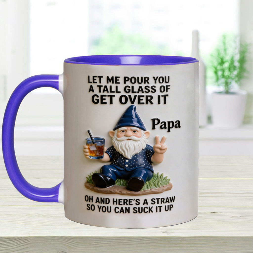 Laissez-moi vous servir un grand verre de sarcasme - Mug personnalisé