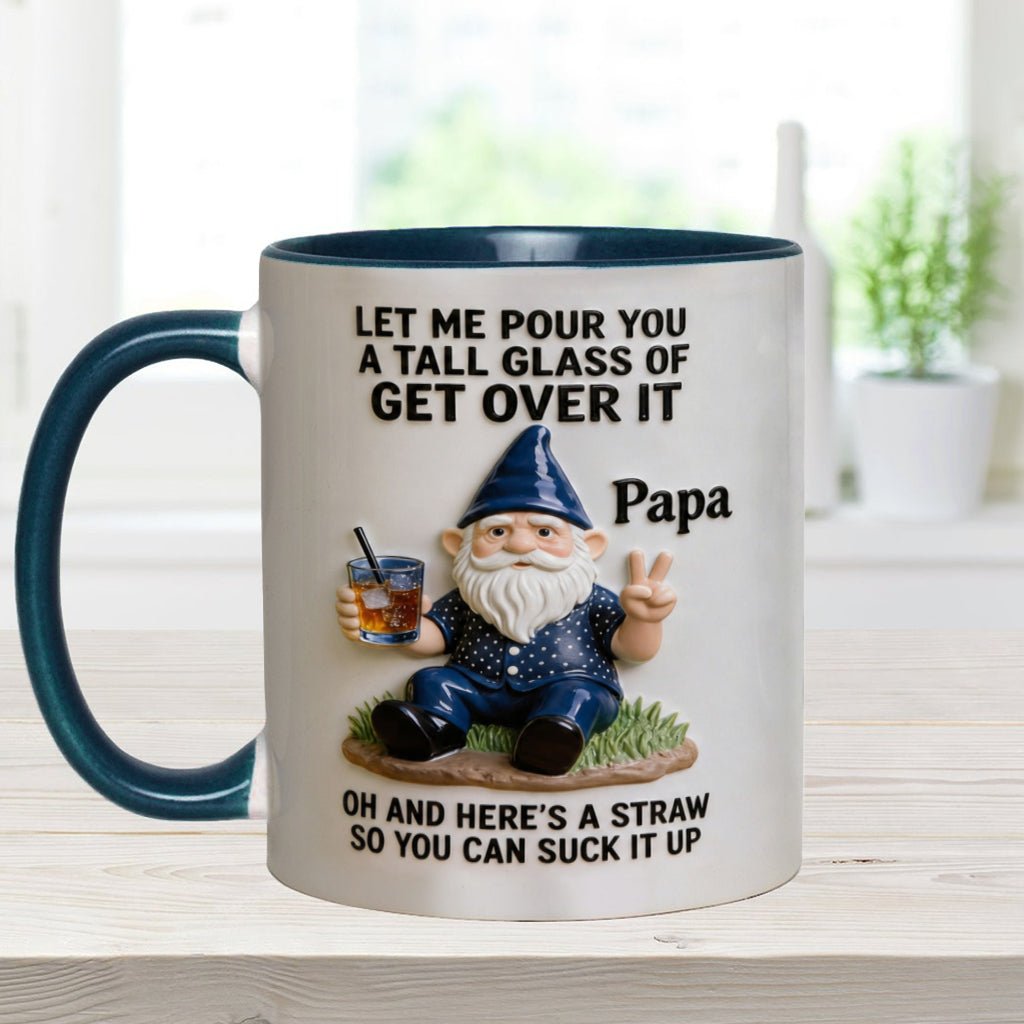 Laissez-moi vous servir un grand verre de sarcasme - Mug personnalisé