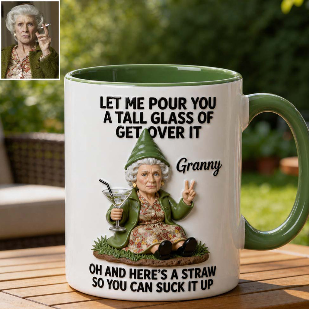 Laissez-moi vous servir un grand verre de sarcasme - Mug personnalisé