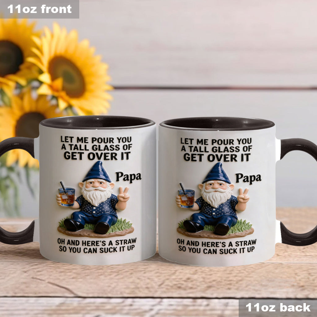 Laissez-moi vous servir un grand verre de sarcasme - Mug personnalisé