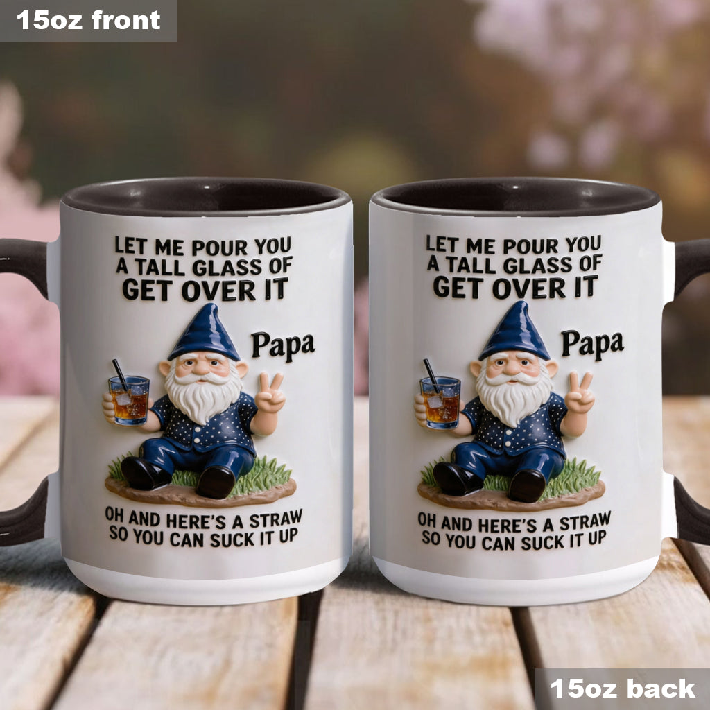Laissez-moi vous servir un grand verre de sarcasme - Mug personnalisé