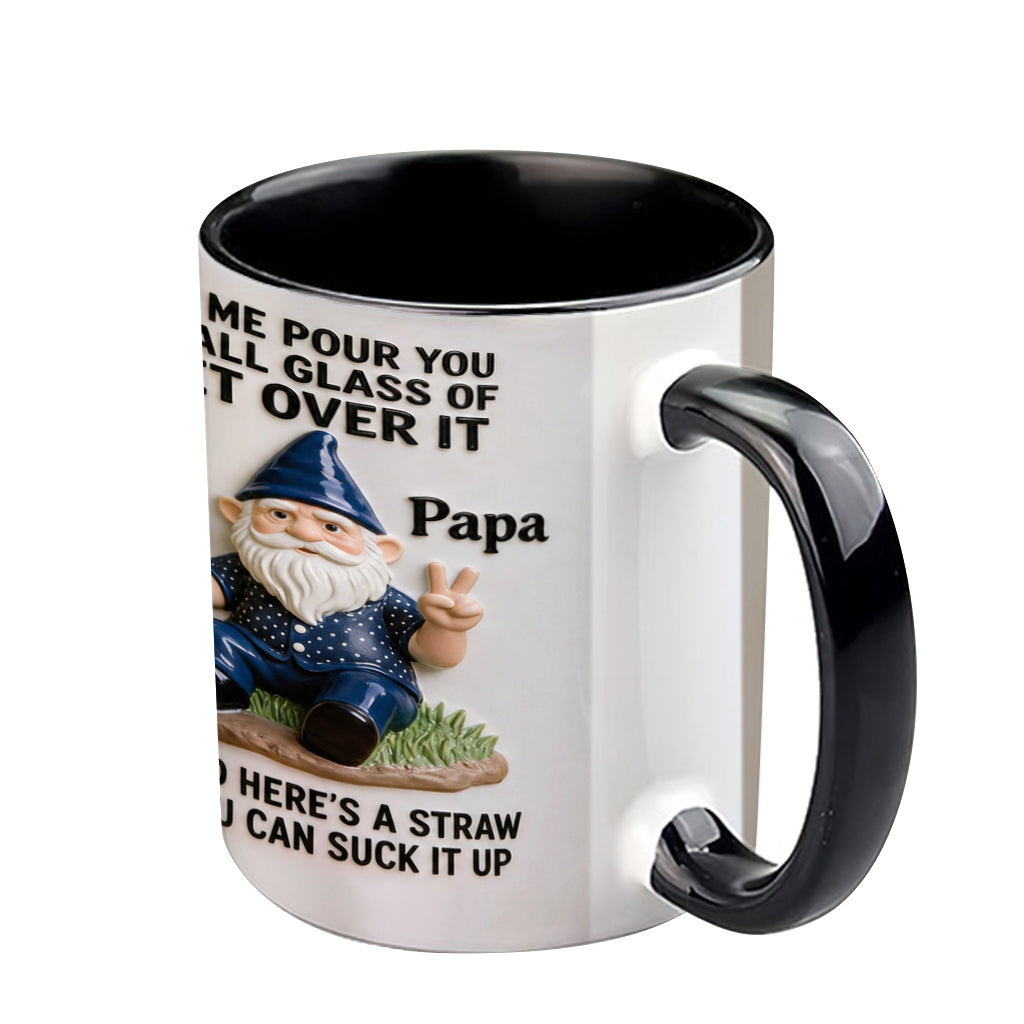 Laissez-moi vous servir un grand verre de sarcasme - Mug personnalisé