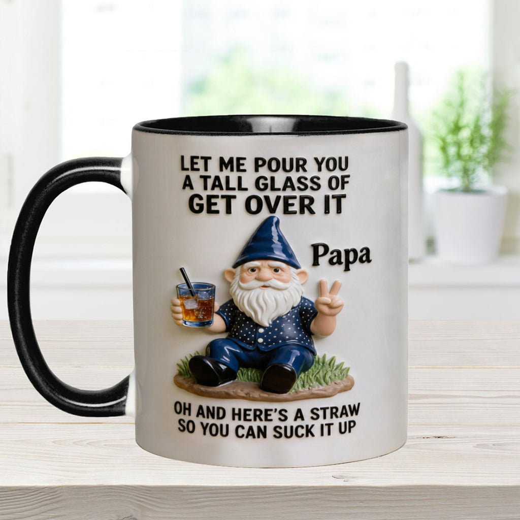 Laissez-moi vous servir un grand verre de sarcasme - Mug personnalisé